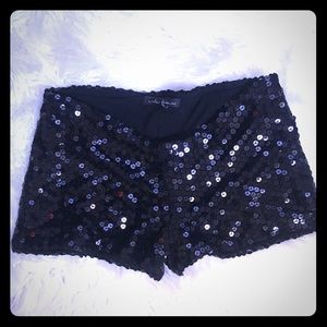 SEXY SEQUIN BOY SHORTS